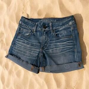 American Eagle Women’s Jean Shorts Super Stretch Midi - Size 2